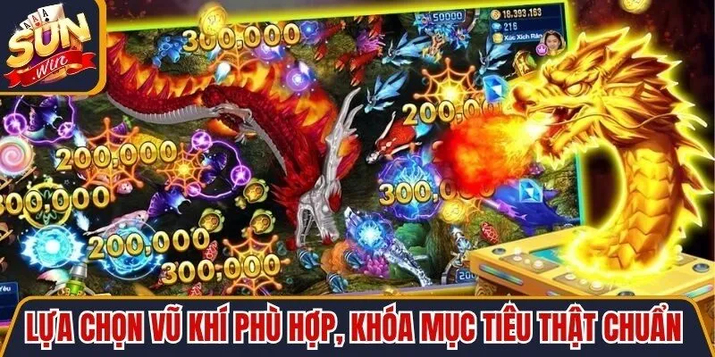 Lựa chọn vũ khí phù hợp, khóa mục tiêu thật chuẩn để săn thưởng