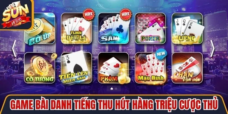 Game bài danh tiếng thu hút hàng triệu cược thủ say mê đỏ đen