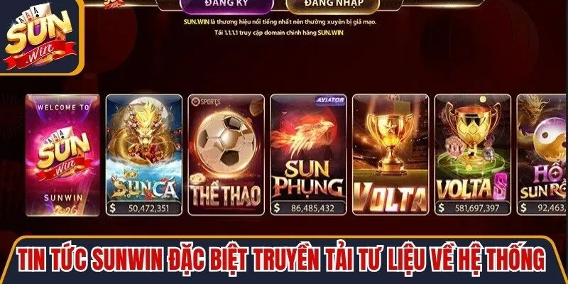 Tin tức Sunwin đặc biệt truyền tải tư liệu về hệ thống trò chơi